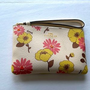 Coach Flower wristlet